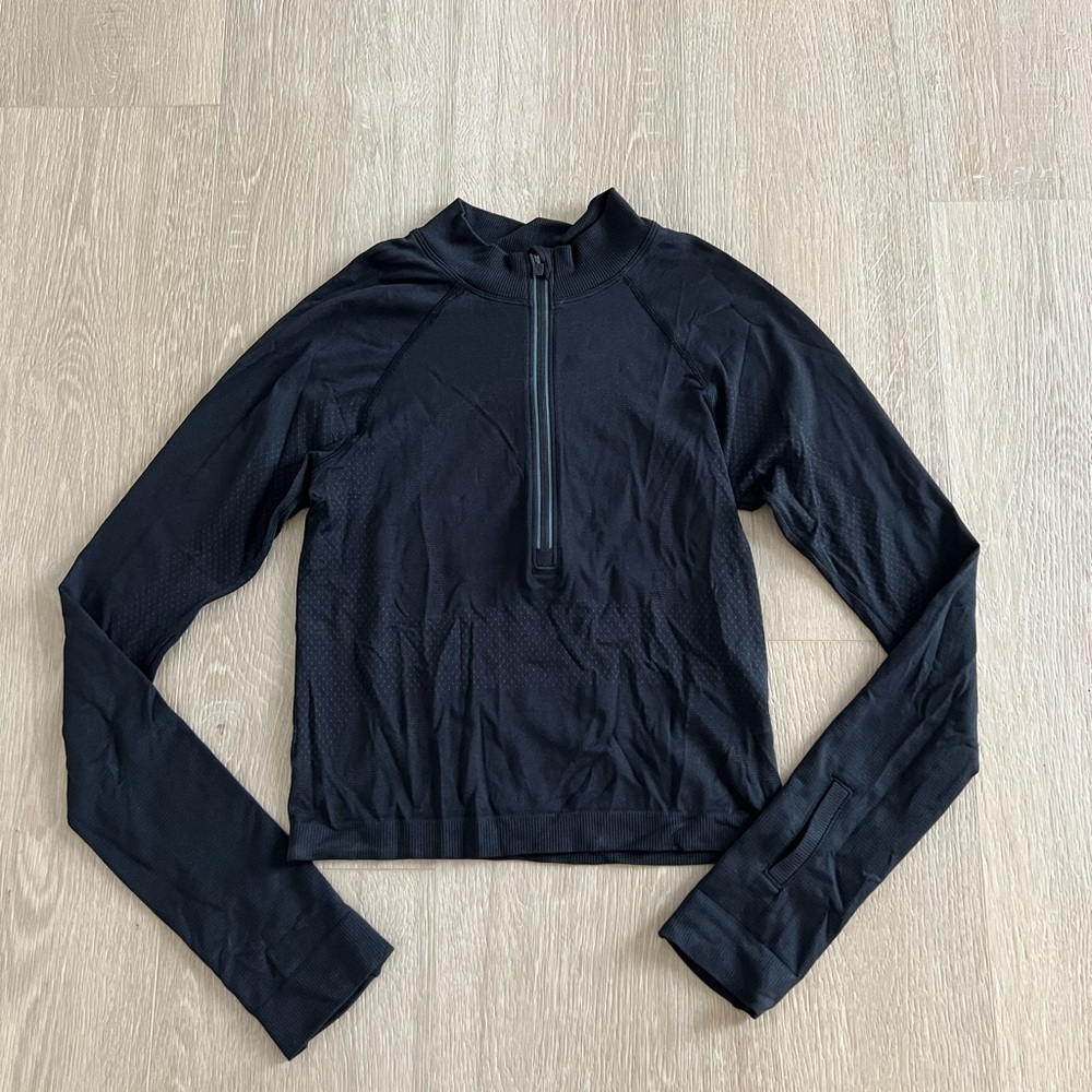 Run Rulu Zip Lululemon Sweater Black